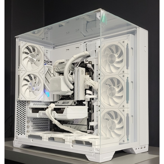 Komputer do gier Vision AMD Ryzen 5 9600X 32GB DDR5 RX 9060 XT 16GB 1TB 850W  W11Pro biała / czarna